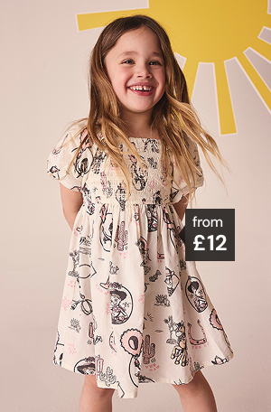 Toy Story white western dress with linen from £12.