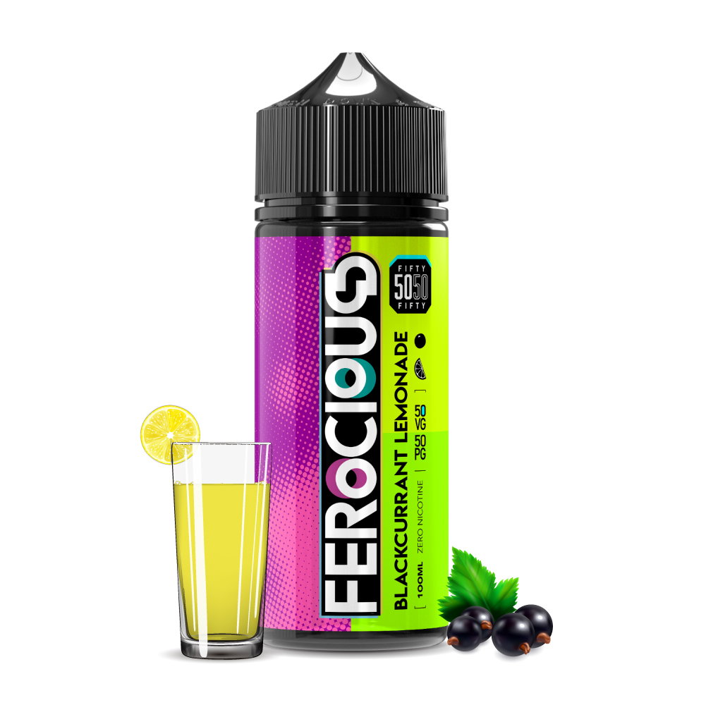 Image of Blackcurrant Lemonade 50/50 E-Liquid Ferocious