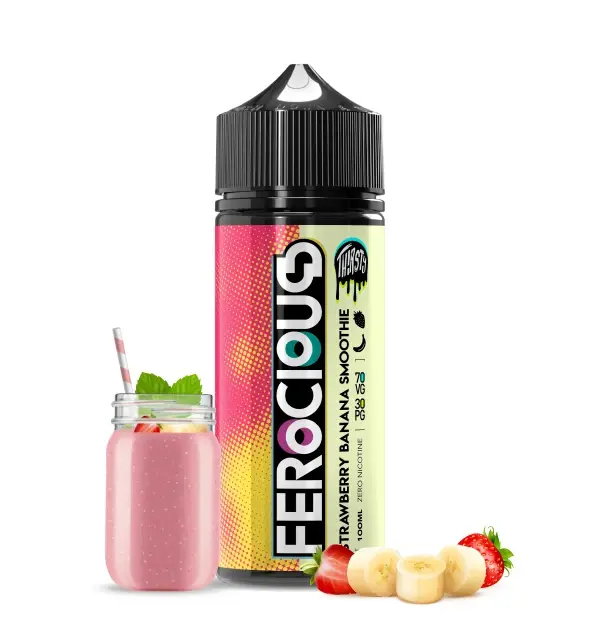 Image of Strawberry Banana Smoothie 70/30 E-Liquid Ferocious