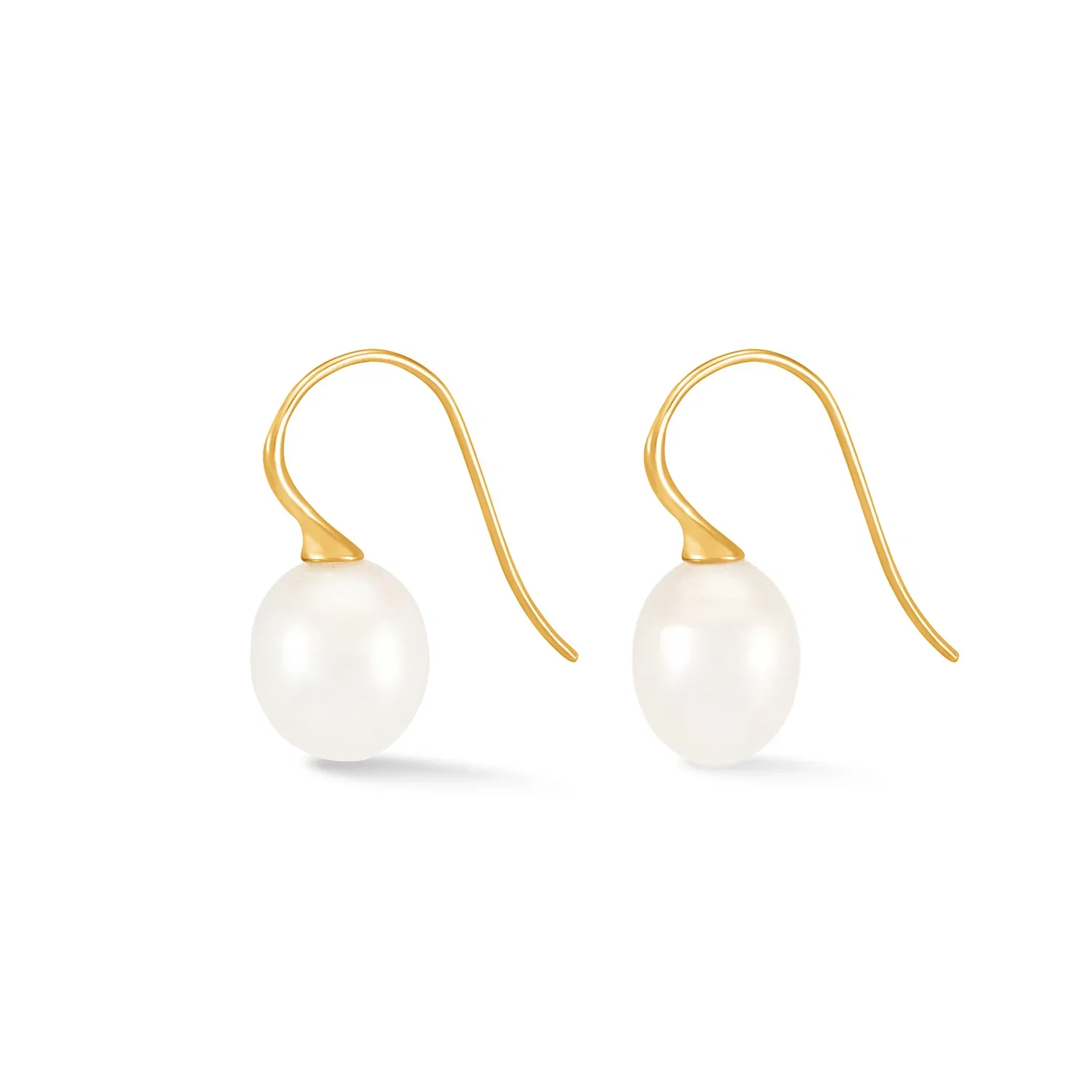 Image of 9k Gold & South Sea Pearl Waterfall Earrings