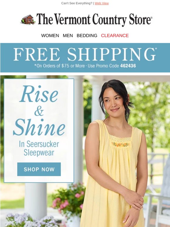 Fresh new styles in cool seersucker