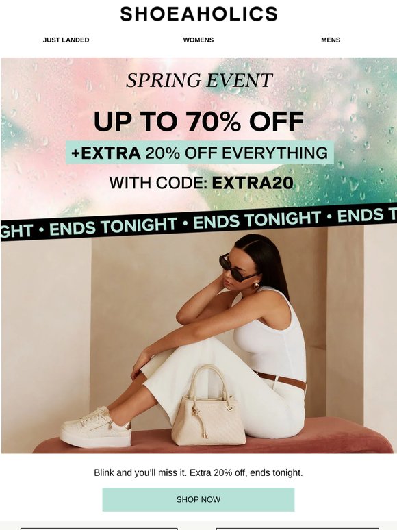 Ends Tonight | Extra 20% Off 🛍️