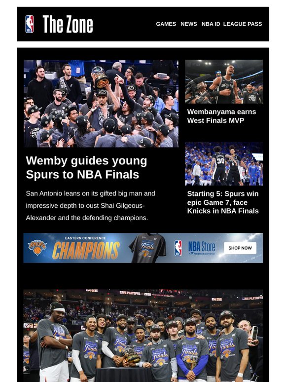 Wemby guides young Spurs to NBA Finals | Wembanyama earns West Finals MVP