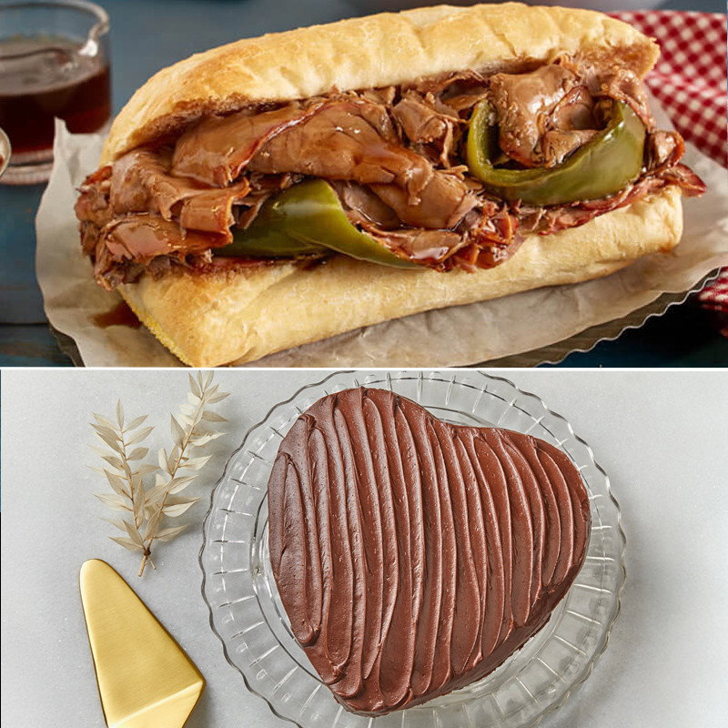 Image of Portillo's Italian Beef Kit & Chocolate Cake