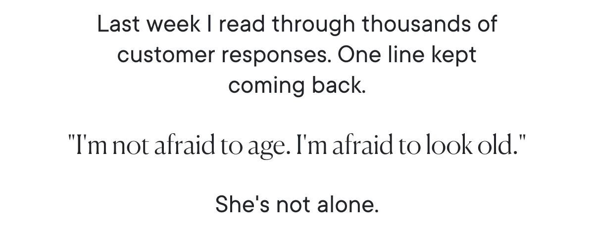 Last week I read through thousands of customer responses. One line kept coming back.