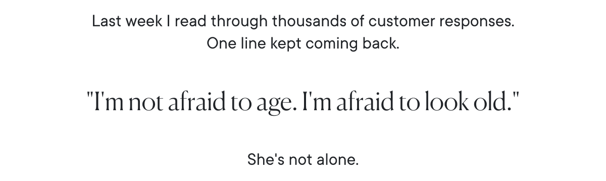 Last week I read through thousands of customer responses. One line kept coming back.