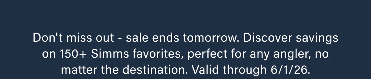 Don't Miss Out - Sale Ends Tomorrow