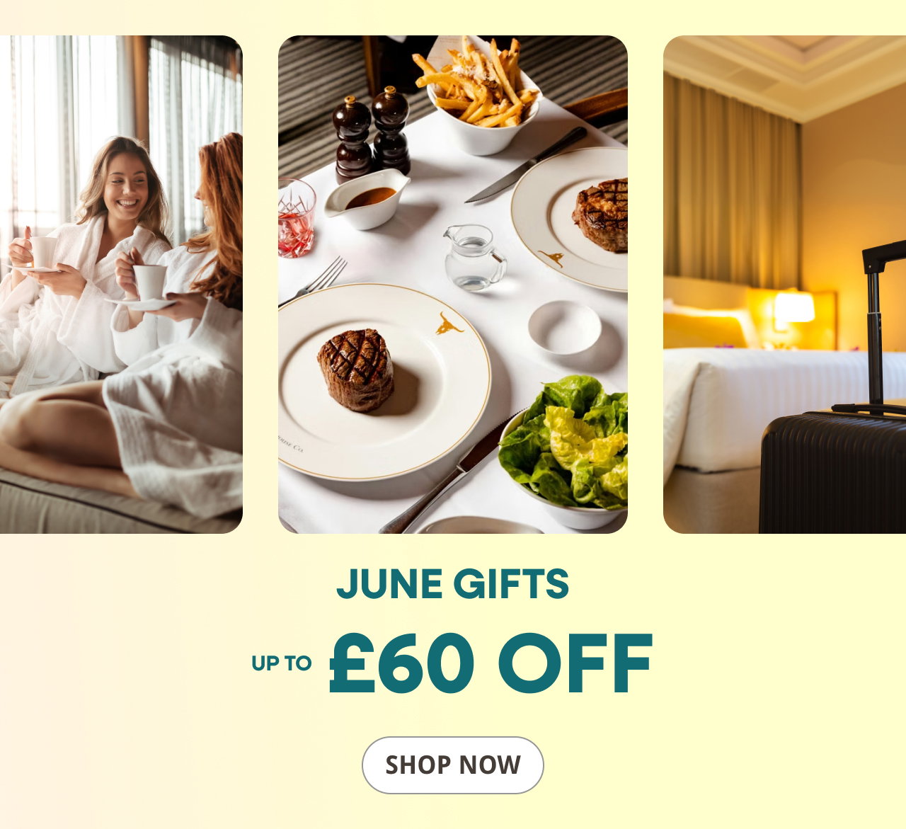 June gifts. Up to £60 off