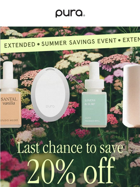 Sale extended: Summer Savings Event ☀️
