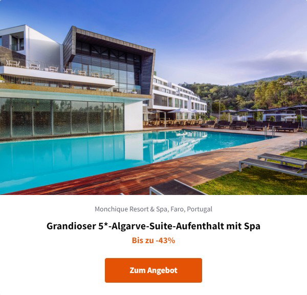 Grandioser 5*-Algarve-Suite-Aufenthalt mit Spa