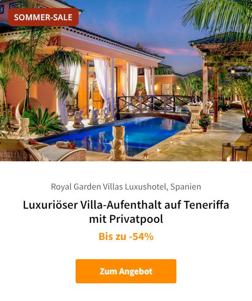 Luxuriöser Villa-Aufenthalt auf Teneriffa mit Privatpool