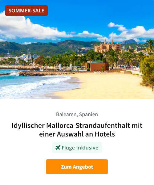 Idyllischer Mallorca-Strandaufenthalt mit einer Auswahl an Hotels