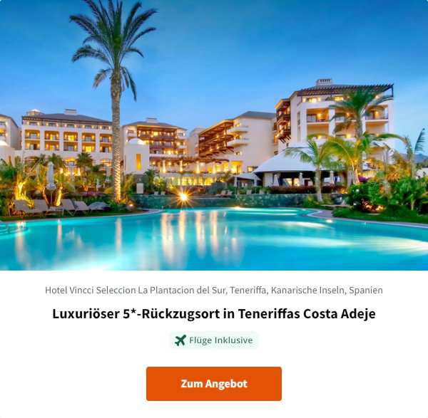 Luxuriöser 5*-Rückzugsort in Teneriffas Costa Adeje