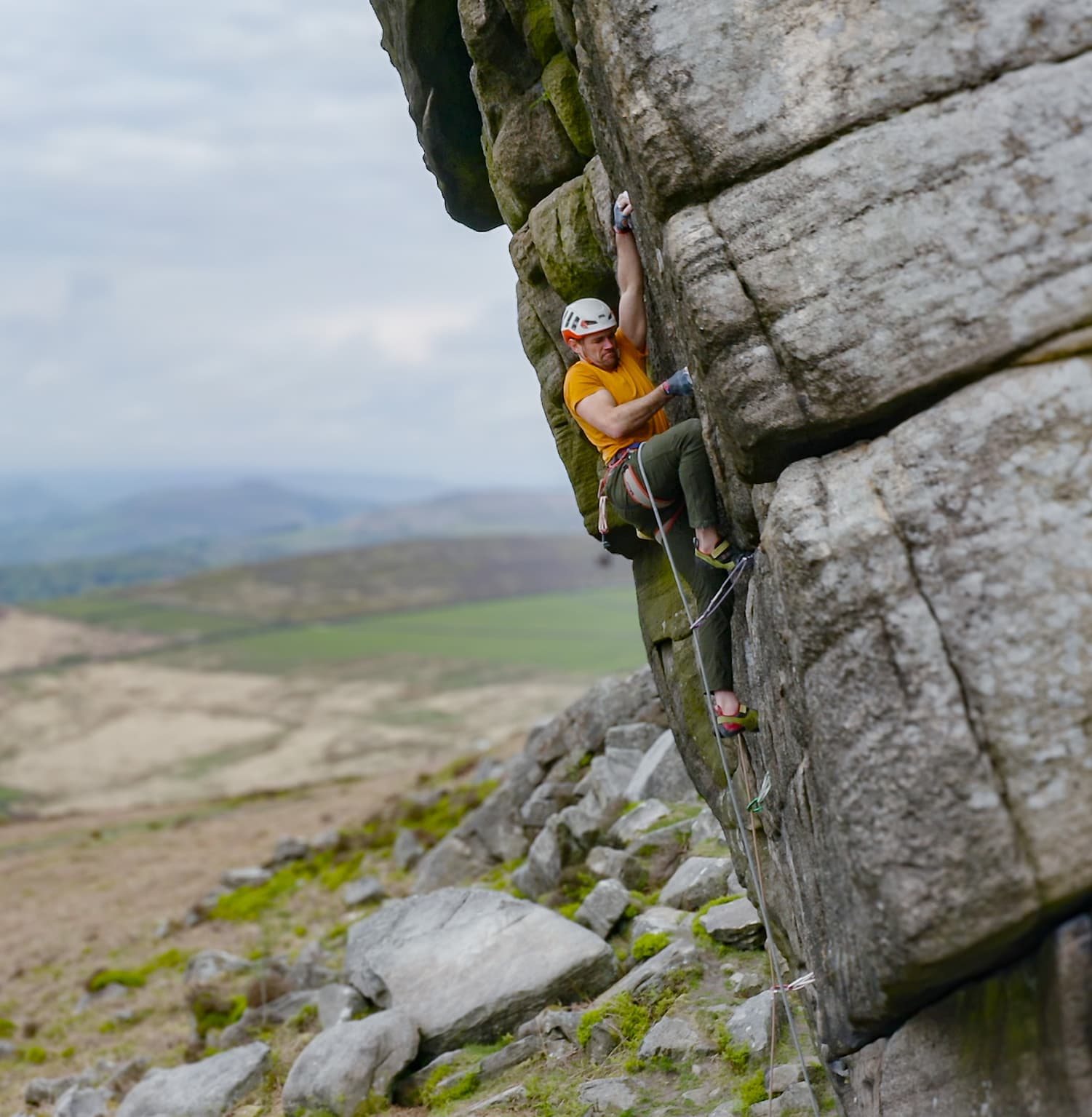 Jesse Dufton Climbing Bat Out Of Hell E5 6a