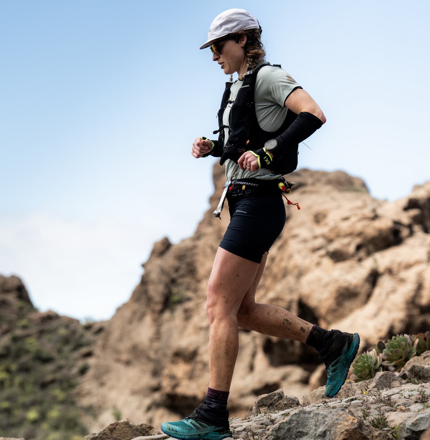 Robyn Cassidy runs the Transgrancanaria classic
