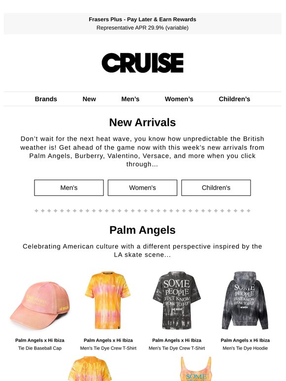🔥 New Palm Angels, Burberry, Valentino, Versace, And More...