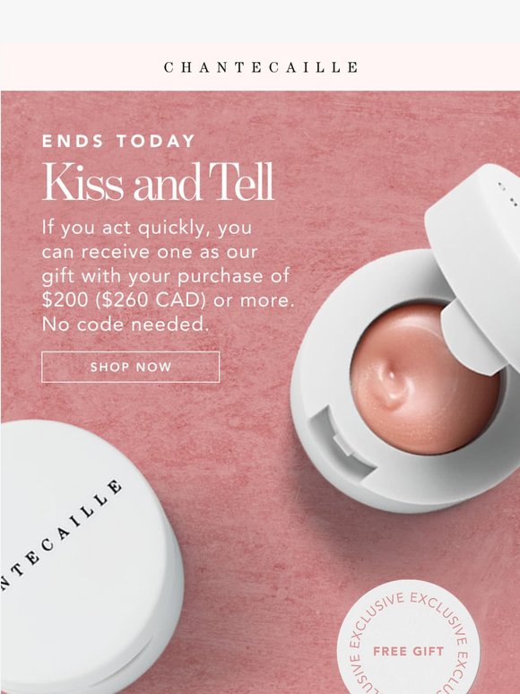 Last day for free Lip Potion!