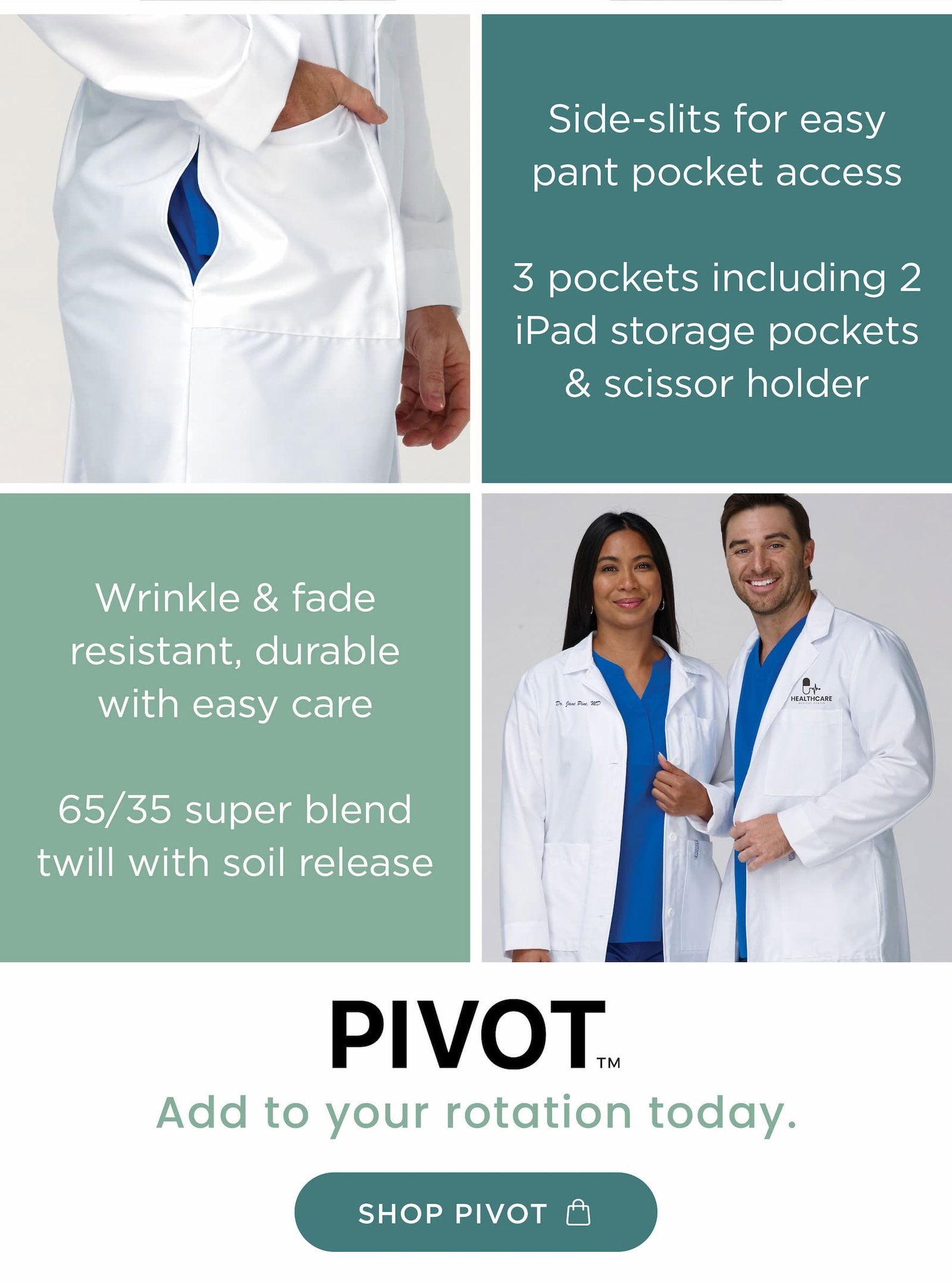 Shop Pivot Lab Coats
