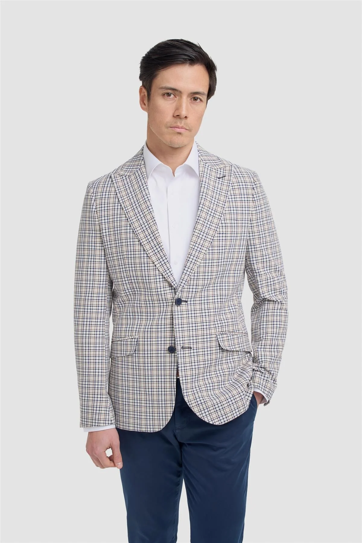 Image of Ennis Beige Blazer