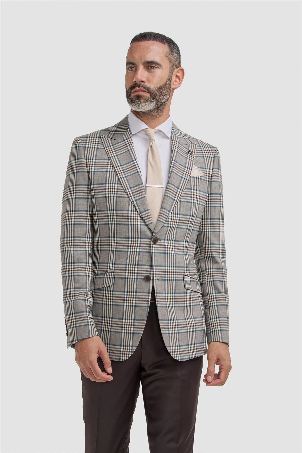 Image of Pietro Beige Blazer