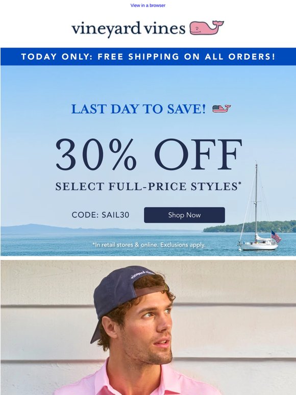 30% Off Select Full-Price Favorites