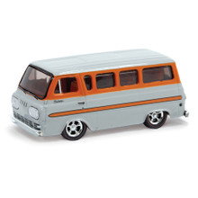 1965 Ford Falcon Club Wagon - Gray 1:64 Scale Diecast Model Truck by M2 Machines