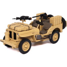 SAS 1/4-Ton WILLYS JEEP 1/43 Die Cast Model 1:43 scale Diecast Model by Militaria Diecast