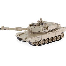 R/C 2.4 Ghz Remote Control M1 Infra Red Battle Tank w/Lights & Sound 1:28 Scale Remote Control Tank by New Capable
