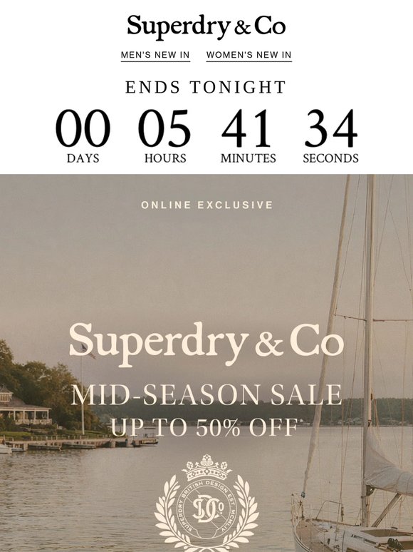 Final Hours to Save Up to 50% Off