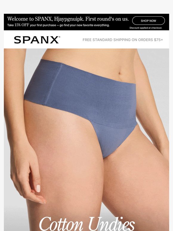 Two words: cotton underwear