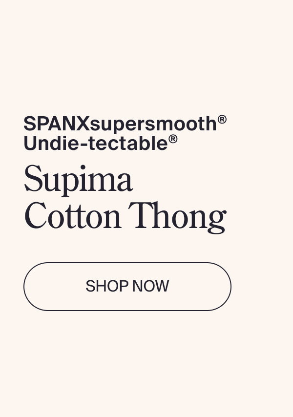 Supima Cotton Thong