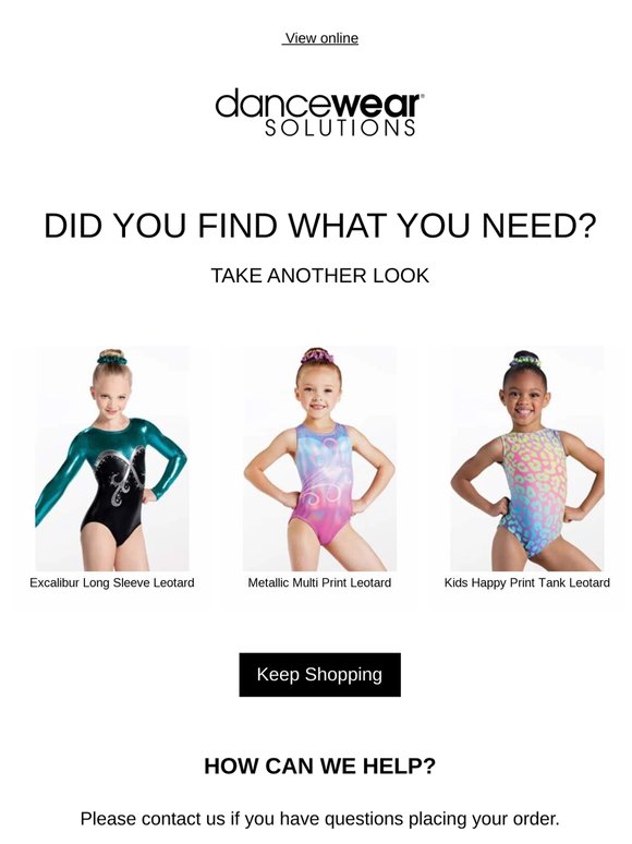 Still interested? Get the dancewear you need now