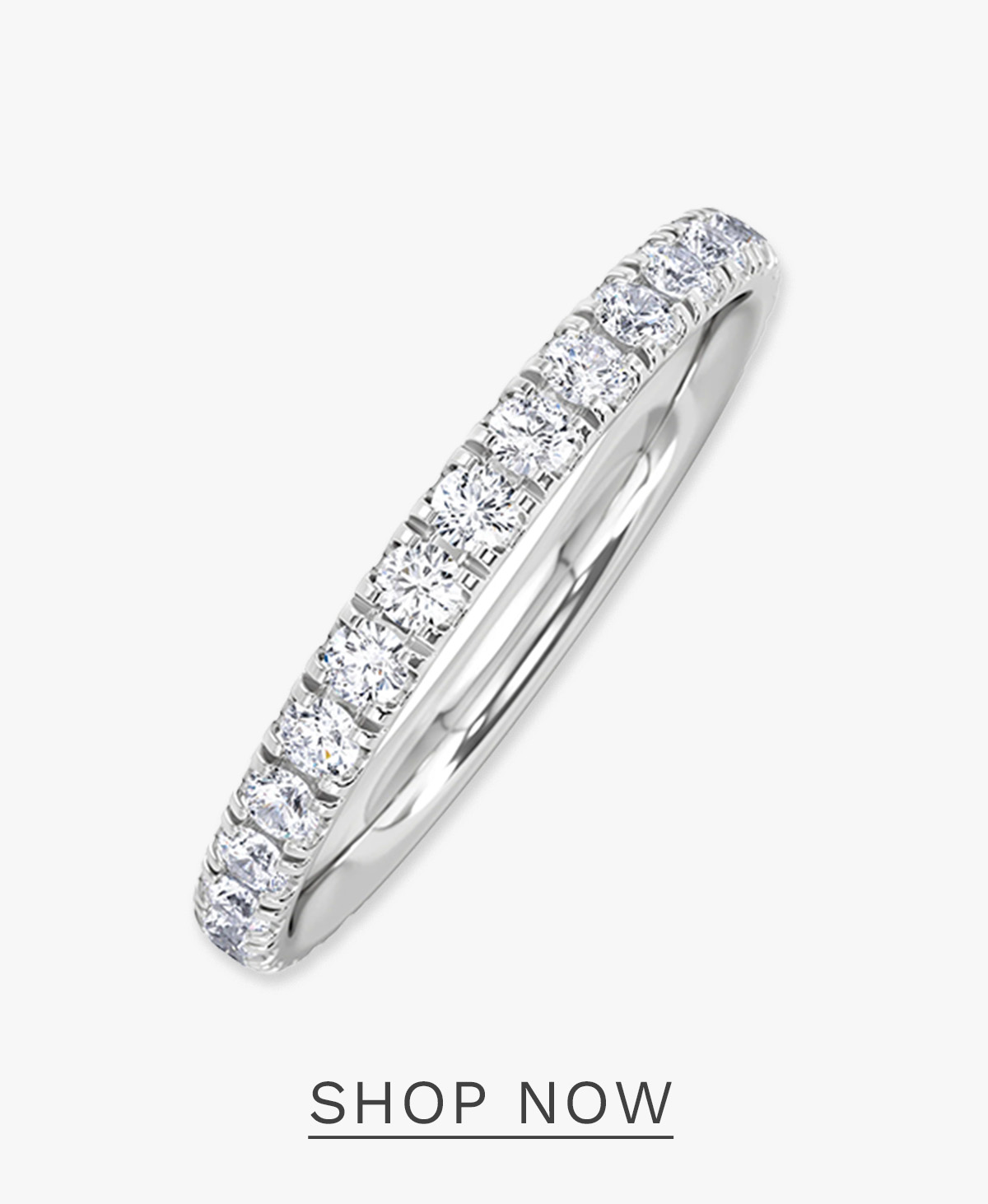Amora 0.50ct Lab Diamond Set Ring Set in Platinum