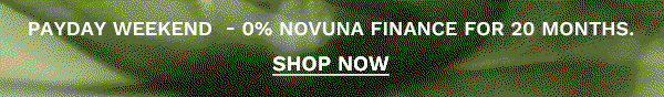 Limited time offer 0% Novuna finance for 20 months SHOP NOW