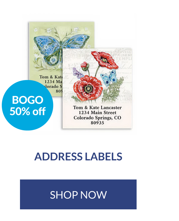 Address Labels [Click here to Shop now]