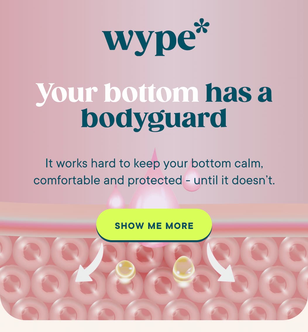 Your bottom has a bodyguard