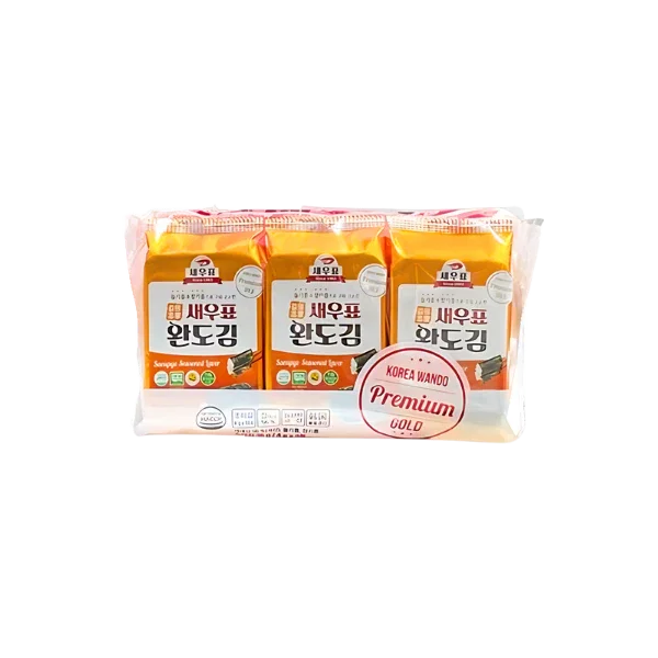 Image of WANDO Gerösteter Seetang Seaweed Snack 4g x 9er