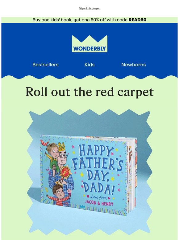 Create a Father's Day book he'll love