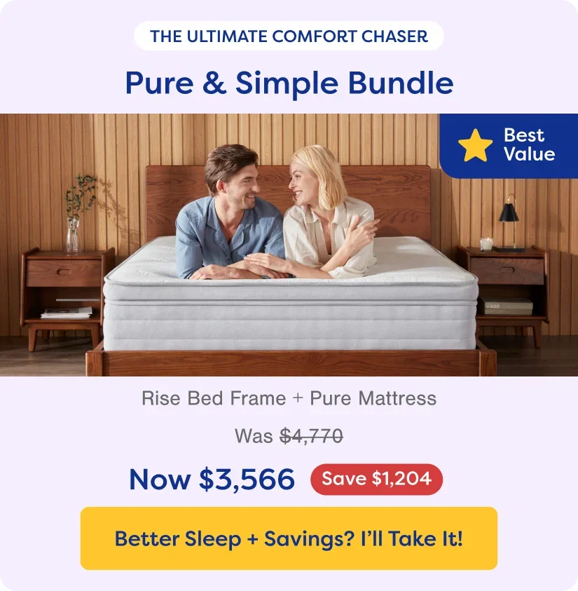 The Ultimate Comfort Chaser. Shop Pure & Simple Bundle. Save $1,240 