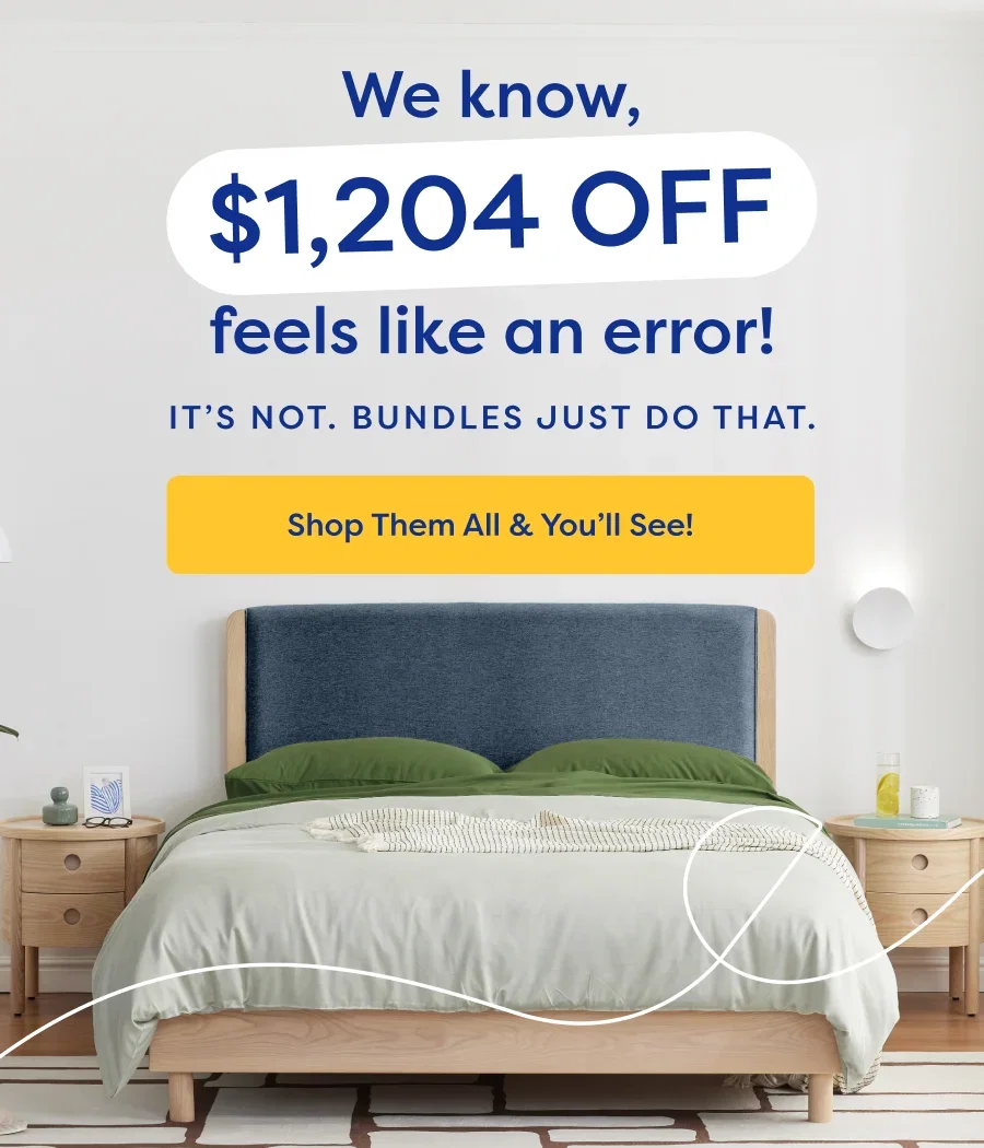 We know, $1,204 off sounds like a typo. It's Not. Bundles just do that. Shop bundles & see for yourself.