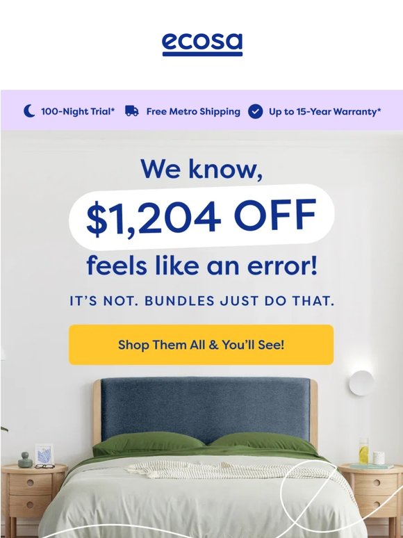 This can't be right… up to $1,204 off? 👀