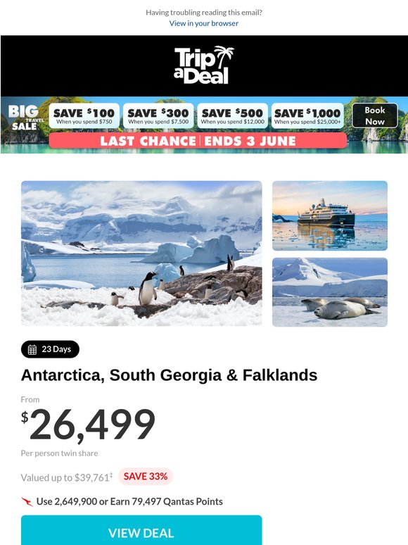 Experience luxury travel from $4999