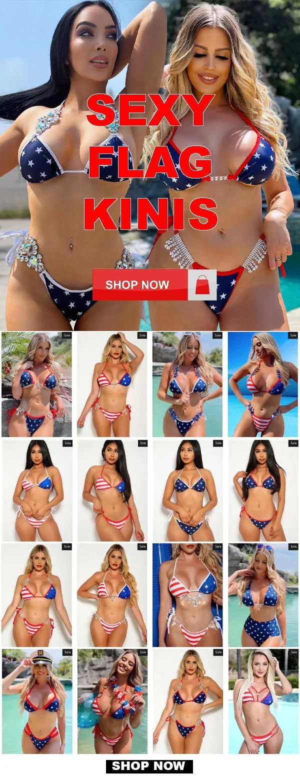 Flag Print Bikinis!