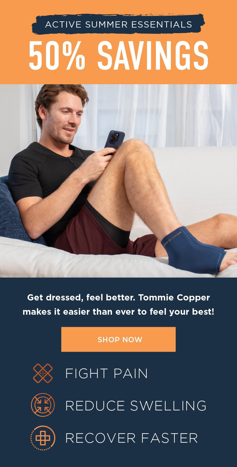 ACTIVE SUMMER ESSENTIALS 50% SAVINGS SHOP NOW