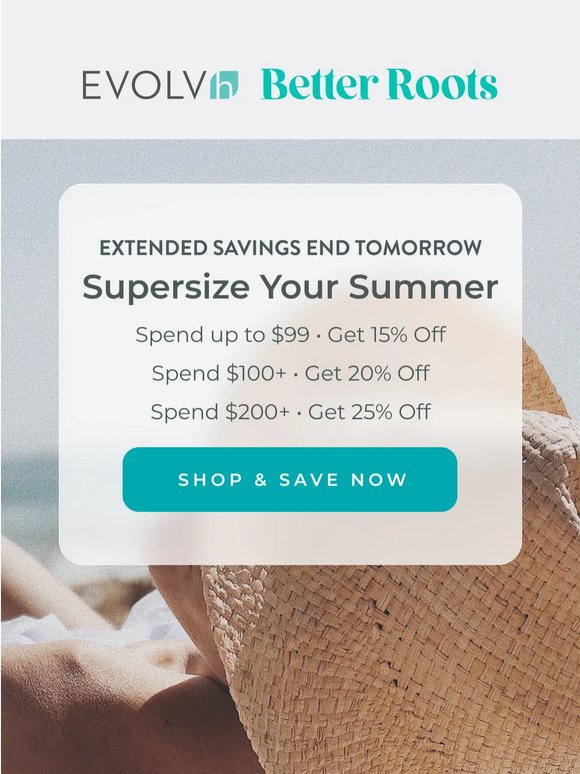 Extended savings end tomorrow