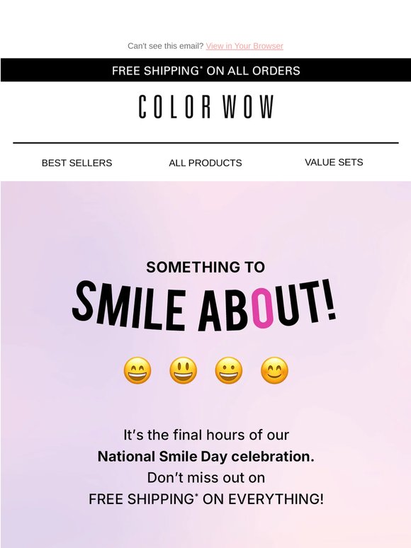 FREE SHIPPING ON EVERYTHING!