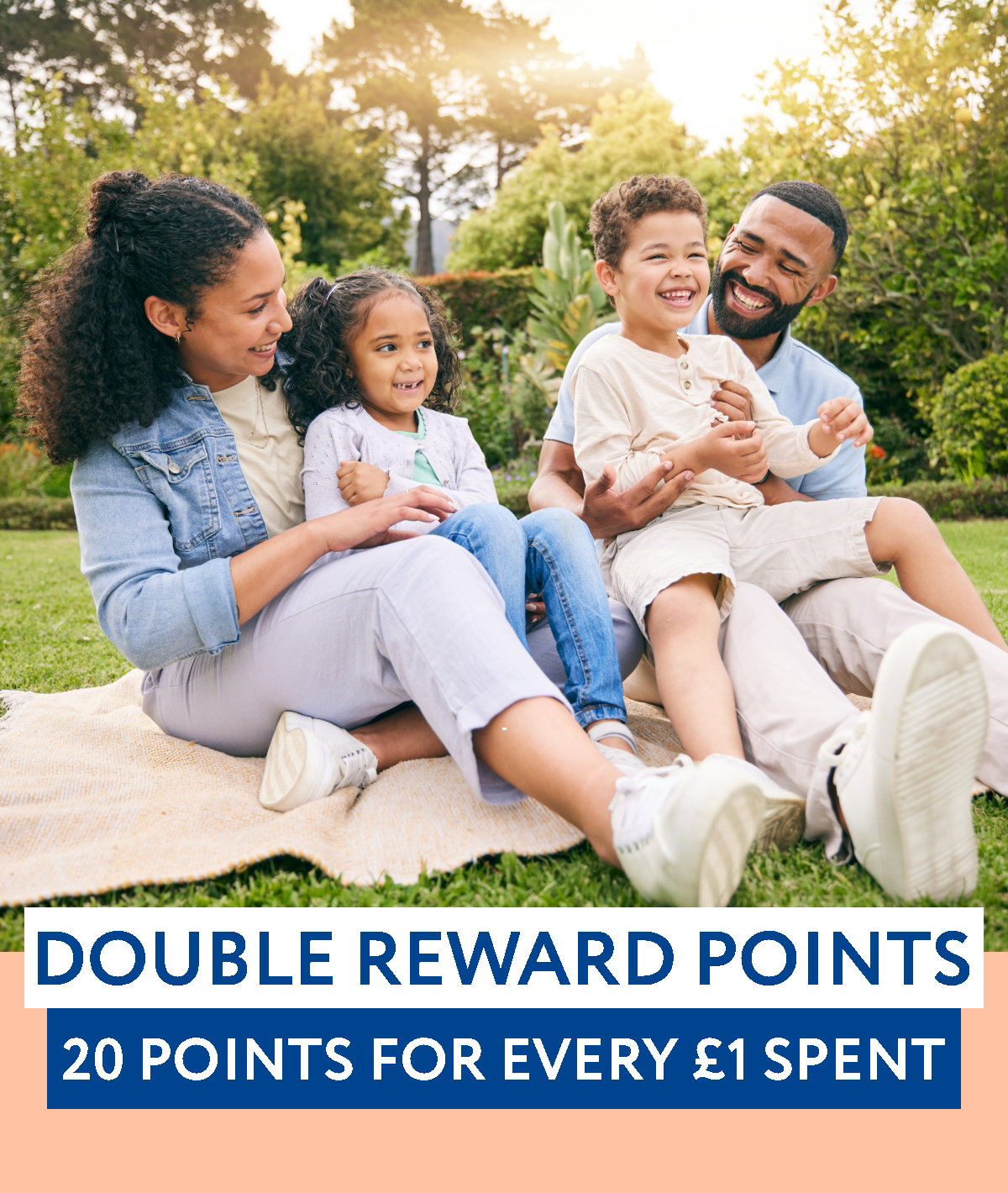 Earn Double Reward Points For Every £1 Spent