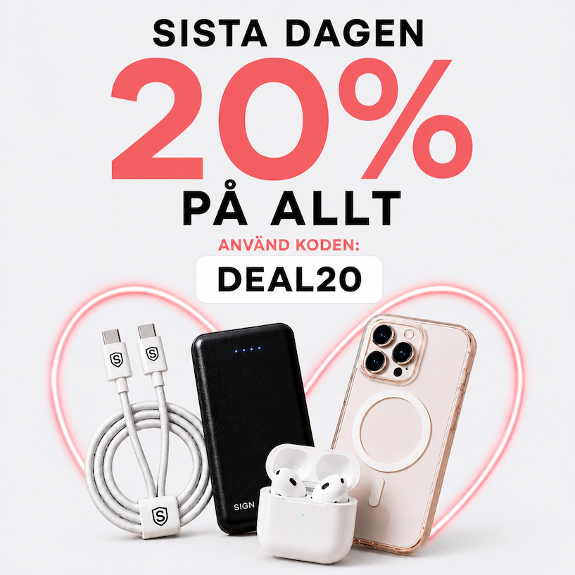 20% på allt - sista dagen