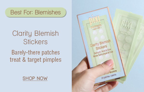 Best For: Acne Clarity Blemish Stickers Barely-there patches treat & target pimples