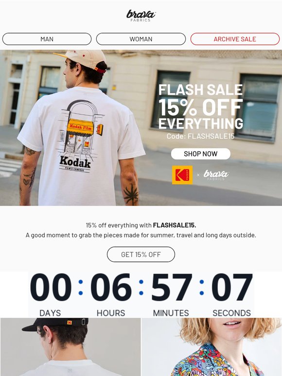 😱FLASHSALE15: Ends tonight!